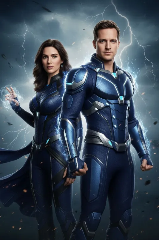 AI portrait superhero movie transformation