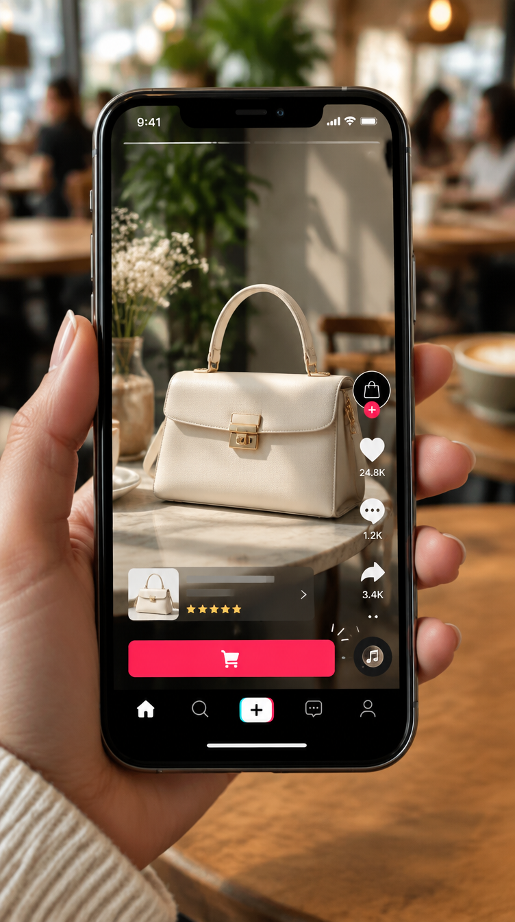 AI generated social ad mockup